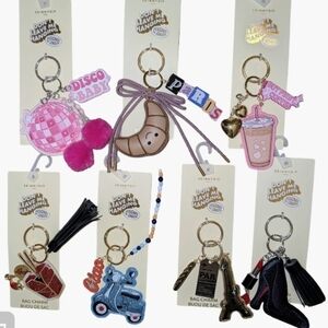 Skinny Dip Bag Purse Charms /Keychain 7pc Lot